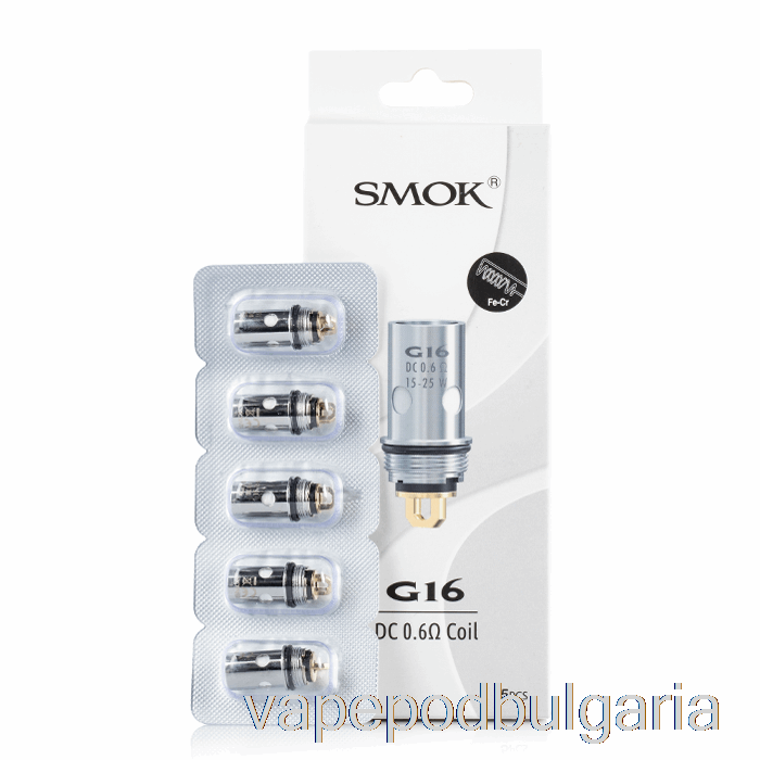 Vape 10000 Дръпки Smok G16 Replacement Coils 0.6ohm Dc Coils